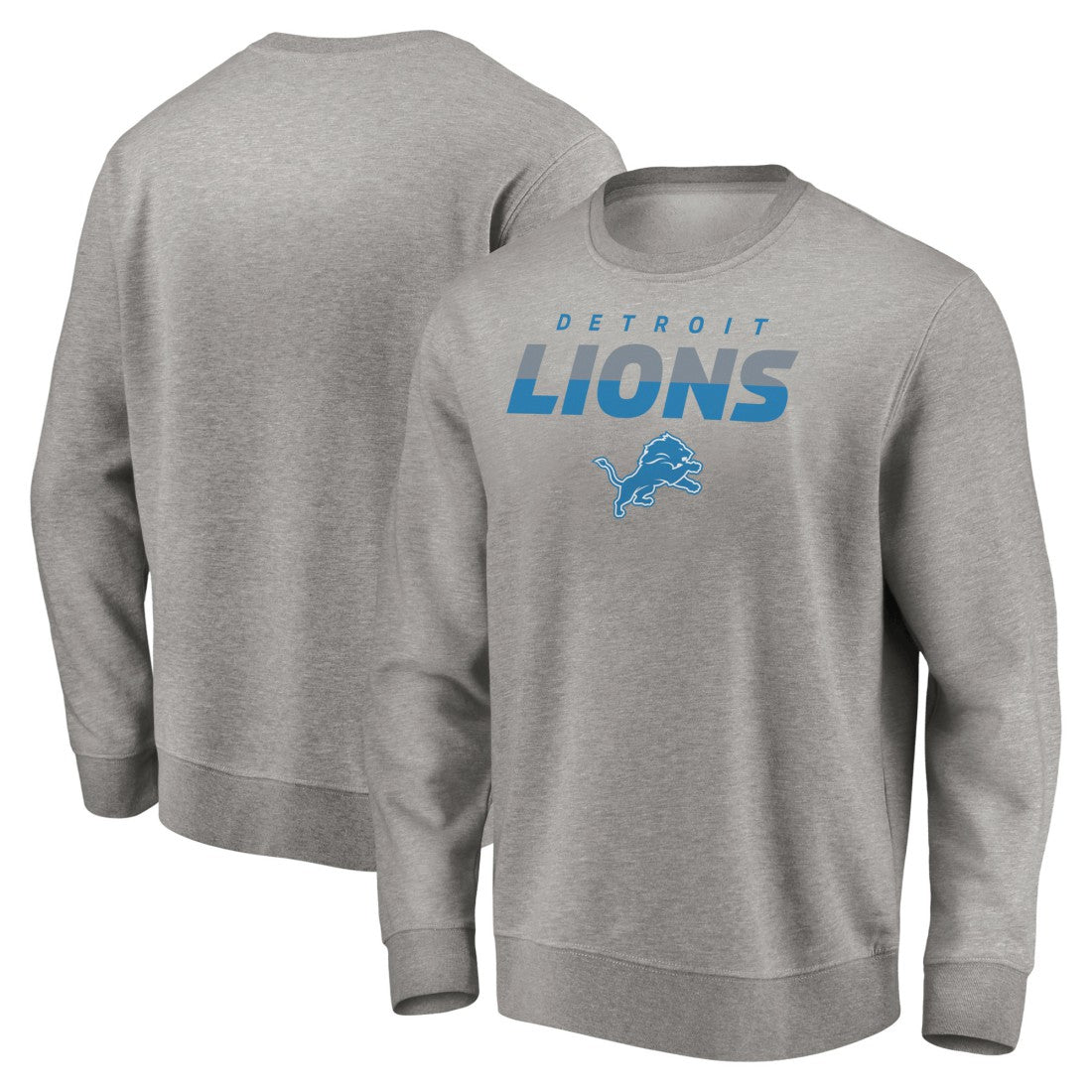 Detroit Lions Elevate Play Pullover Sweatshirt Gray