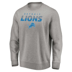 Detroit Lions Elevate Play Pullover Sweatshirt Gray
