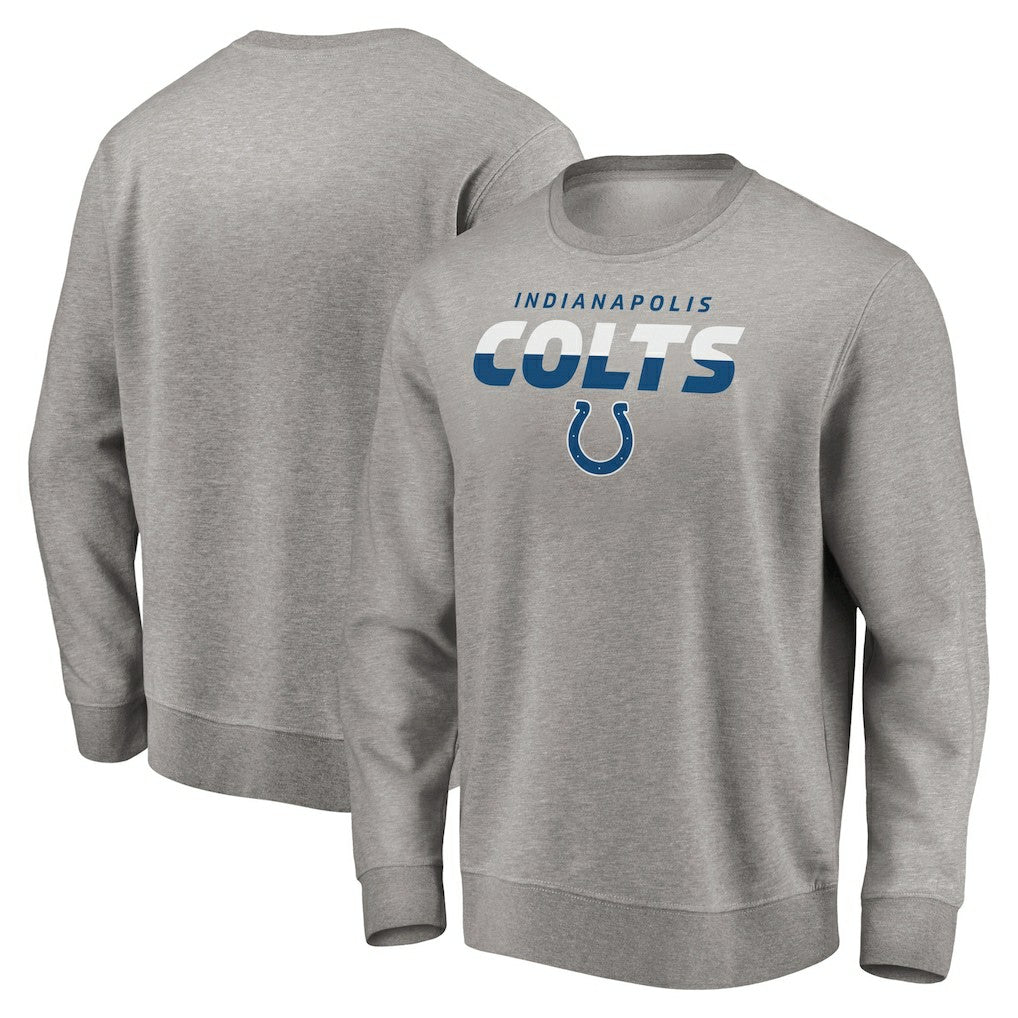 Indianapolis Colts Elevate Play Pullover Sweatshirt Gray