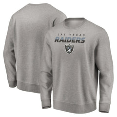Las Vegas Raiders Elevate Play Pullover Sweatshirt Gray