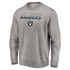 Las Vegas Raiders Elevate Play Pullover Sweatshirt Gray