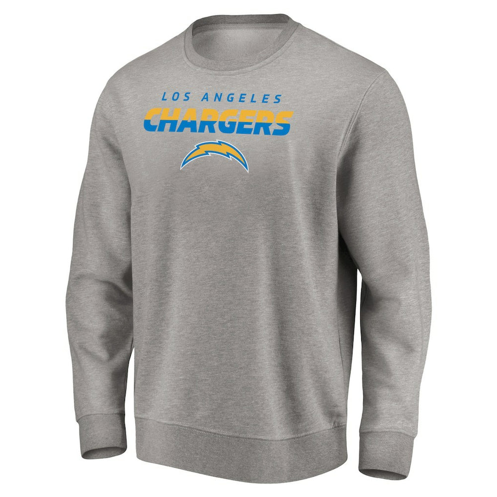 Los Angeles Chargers Elevate Play Pullover Sweatshirt Gray
