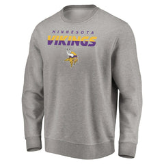 Minnesota Vikings Elevate Play Pullover Sweatshirt Gray