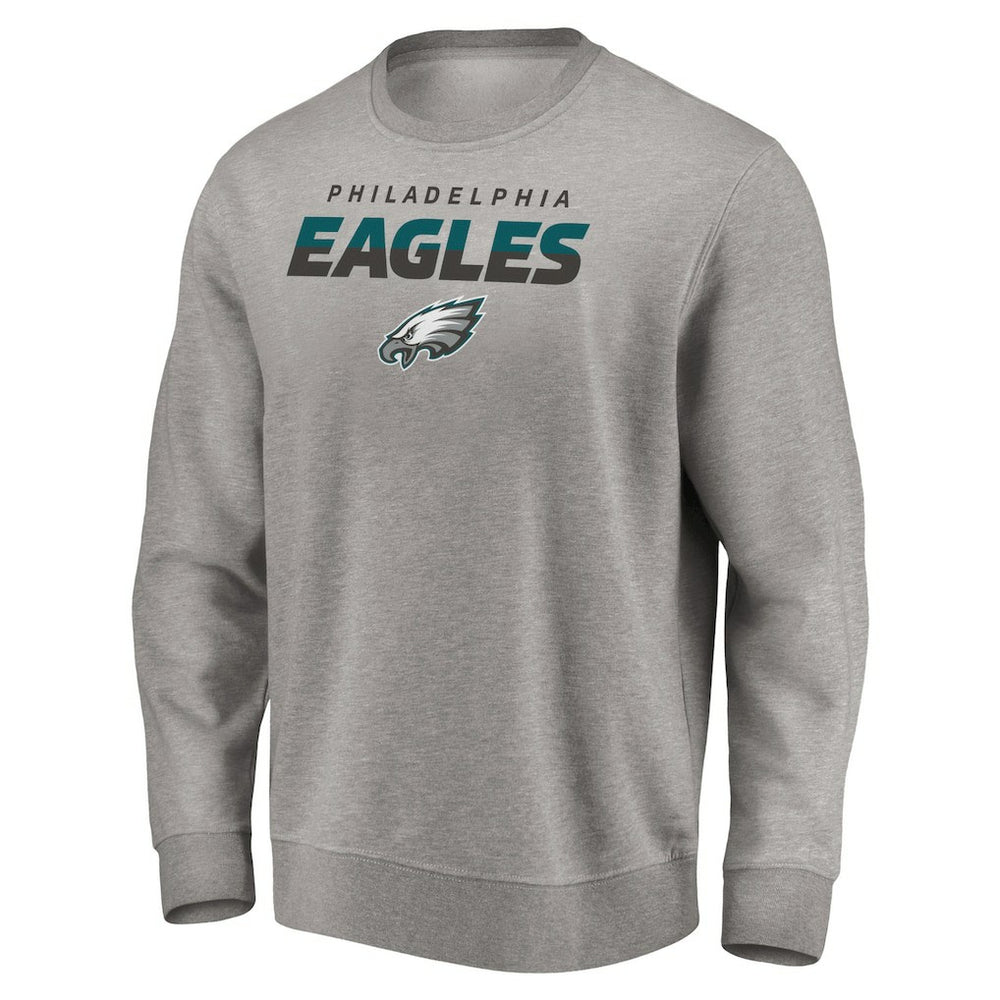 Philadelphia Eagles Elevate Play Pullover Sweatshirt Gray