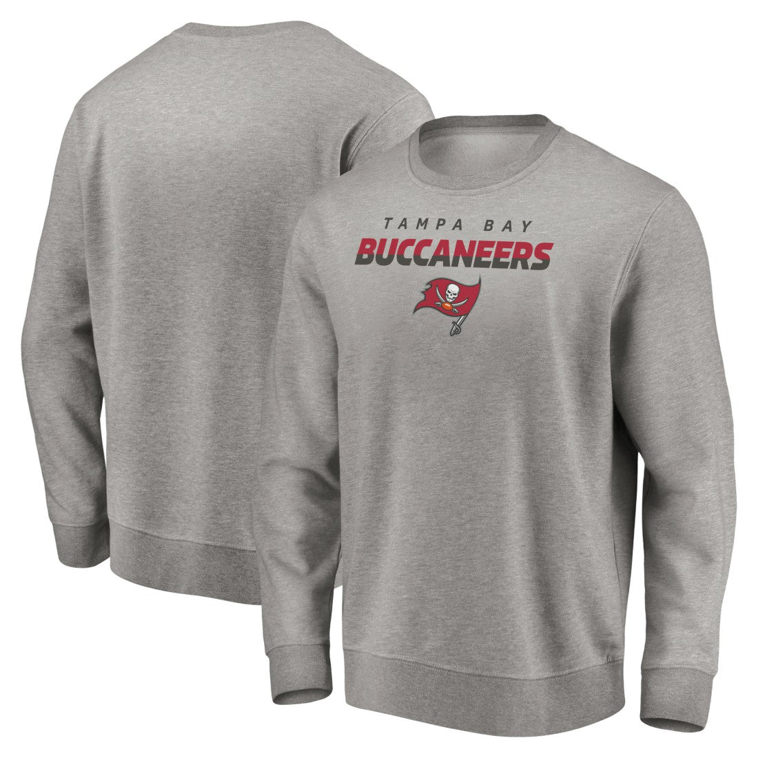 Tampa Bay Buccaneers Elevate Play Pullover Sweatshirt Gray