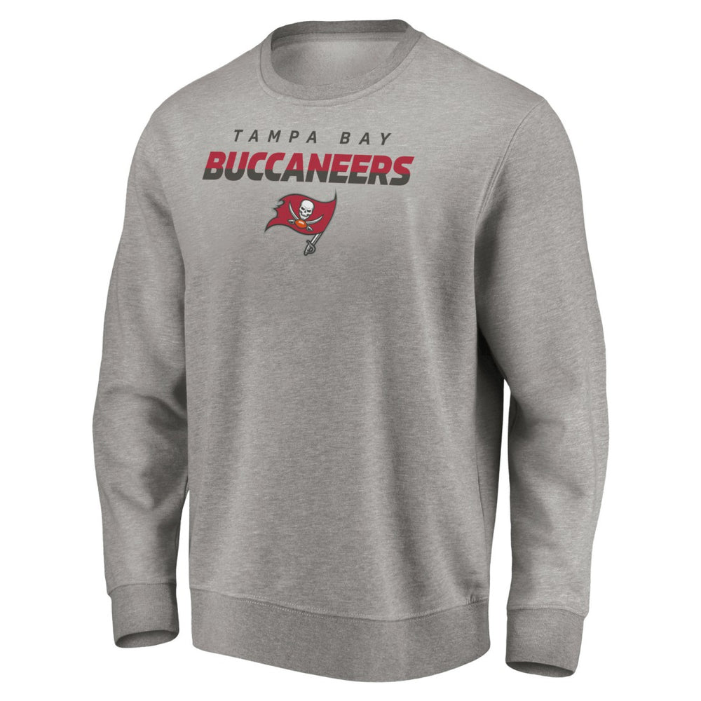 Tampa Bay Buccaneers Elevate Play Pullover Sweatshirt Gray