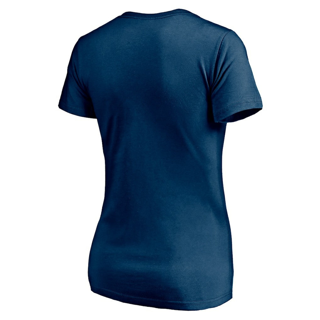 Chicago Bears Women's Long Stride V-Neck T-Shirt Navy