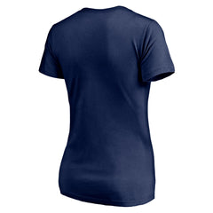 Seattle Seahawks Women's Long Stride V-Neck T-Shirt College Navy