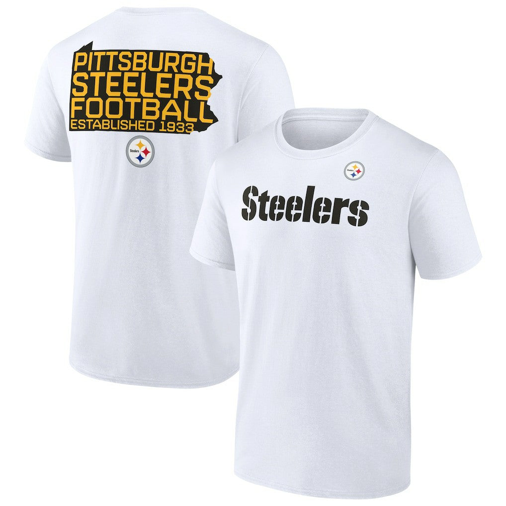 Pittsburgh Steelers Hot Shot T-Shirt White