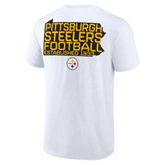 Pittsburgh Steelers Hot Shot T-Shirt White