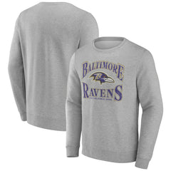 Baltimore Ravens Playability Pullover Sweatshirt Gray