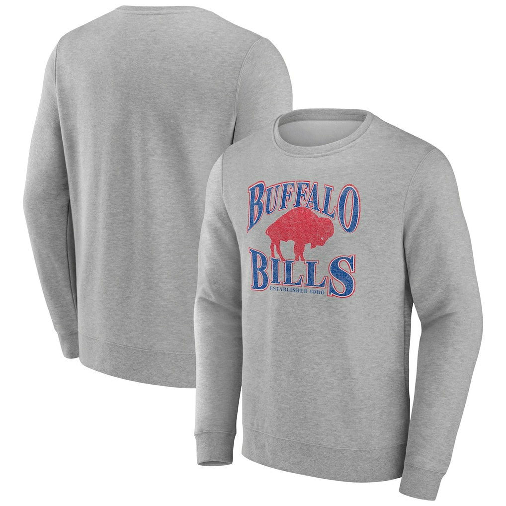 Buffalo Bills Playability Pullover Sweatshirt Gray