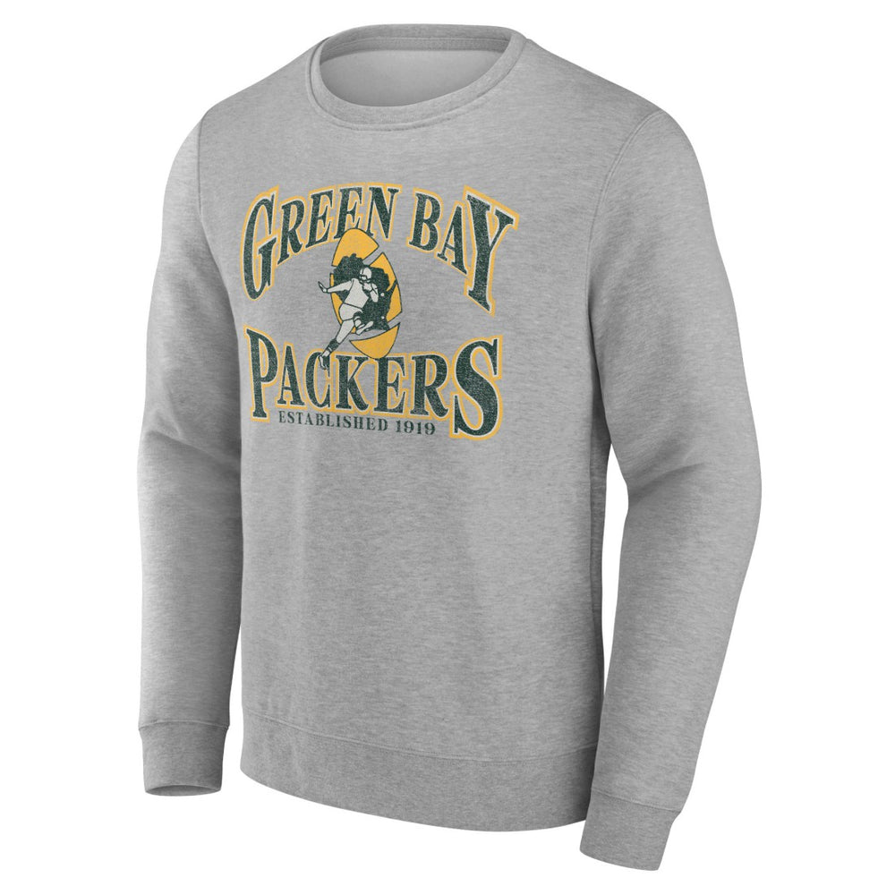 Green Bay Packers Playability Pullover Sweatshirt Gray