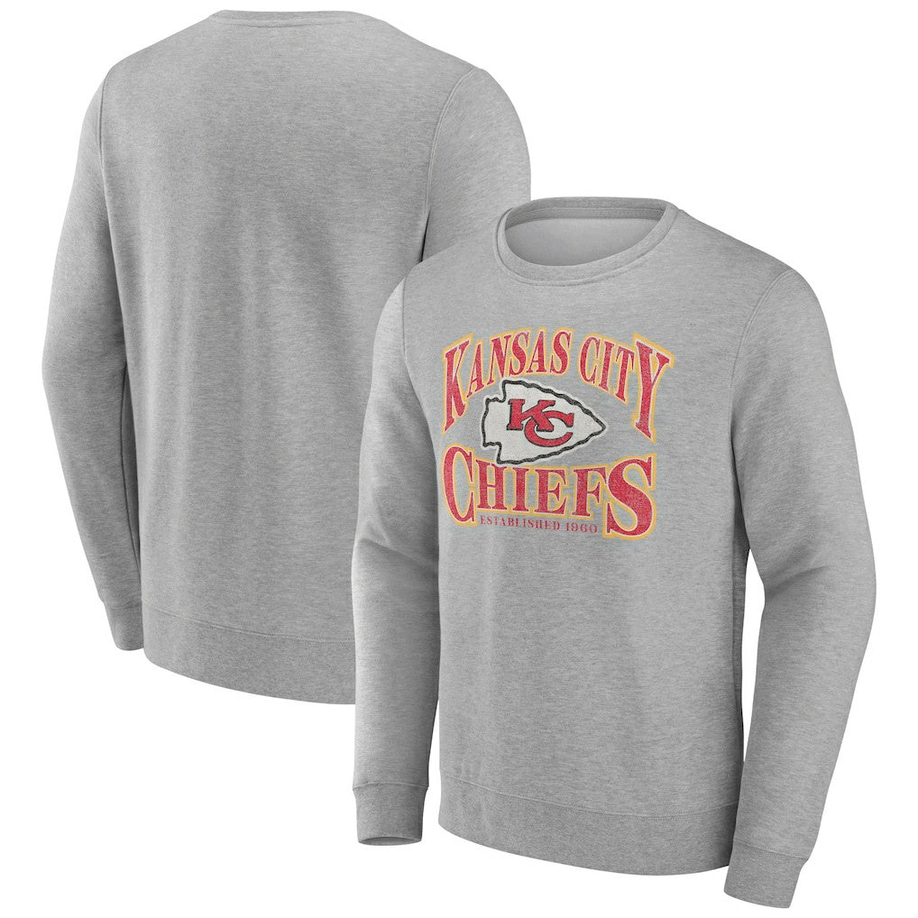 Kansas City Chiefs Playability Pullover Sweatshirt Gray
