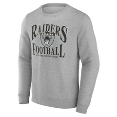Las Vegas Raiders Playability Pullover Sweatshirt Gray