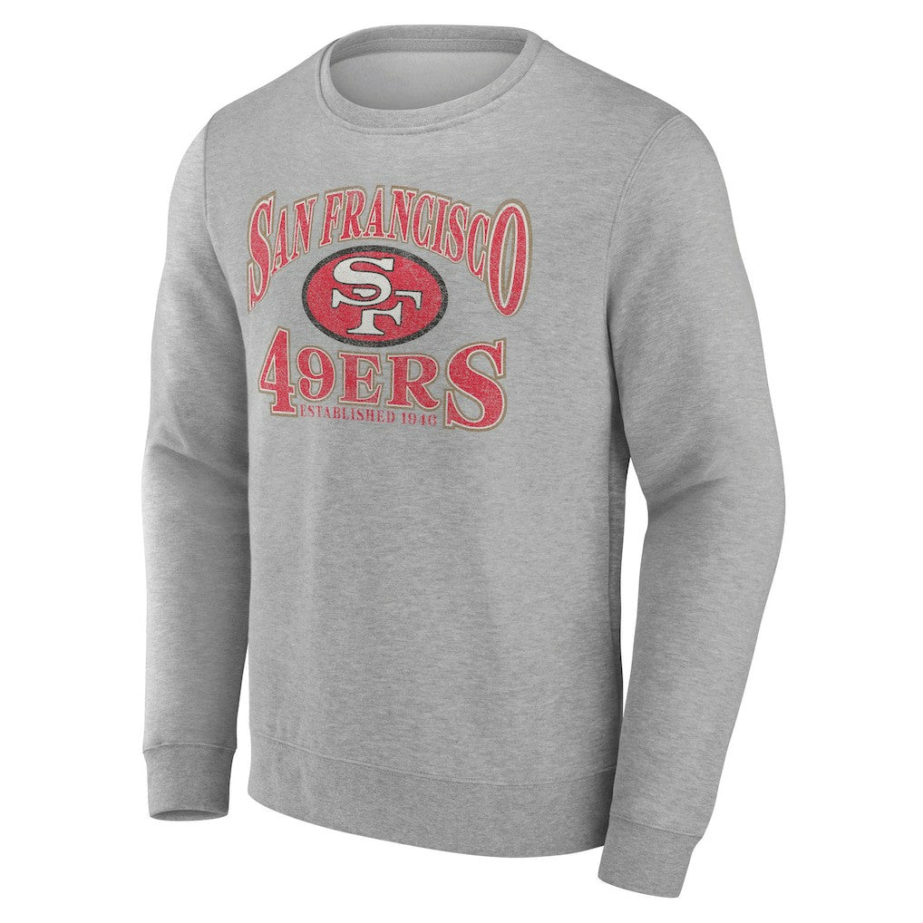 San Francisco 49ers Playability Pullover Sweatshirt Gray