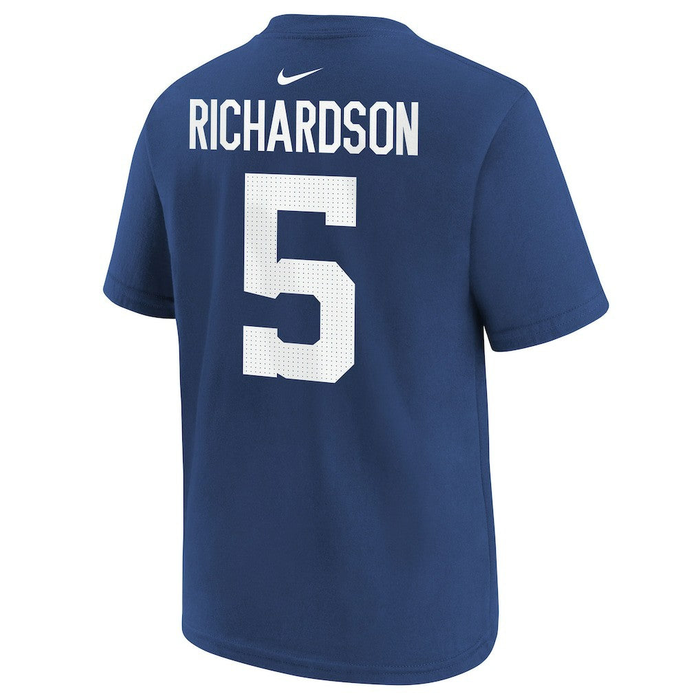 Anthony Richardson Sr. Indianapolis Colts Youth Player Name & Number T-Shirt Royal