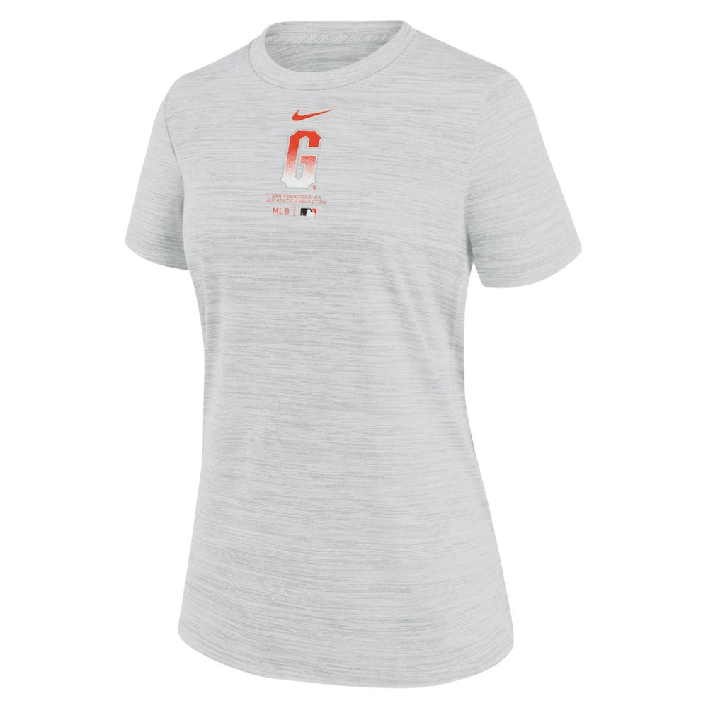 San Francisco Giants Nike Women's City Connect Practice Velocity T-Shirt - White T-shirts