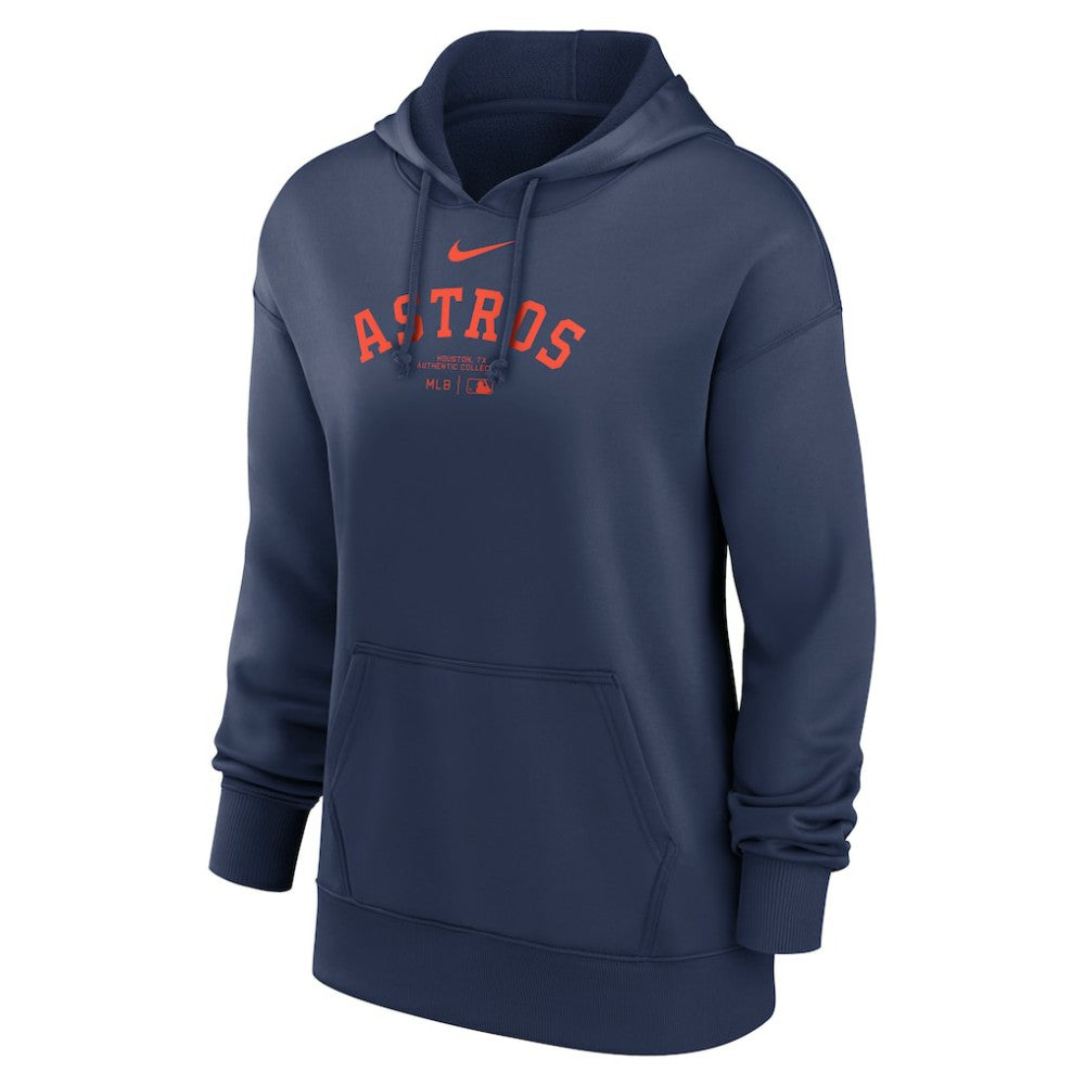 Houston Astros Nike Women's Authentic Collection Performance Pullover Hoodie - Navy Hoodies