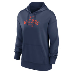 Houston Astros Nike Women's Authentic Collection Performance Pullover Hoodie - Navy Hoodies