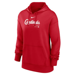 St. Louis Cardinals Nike Women's Authentic Collection Performance Pullover Hoodie - Red Hoodies