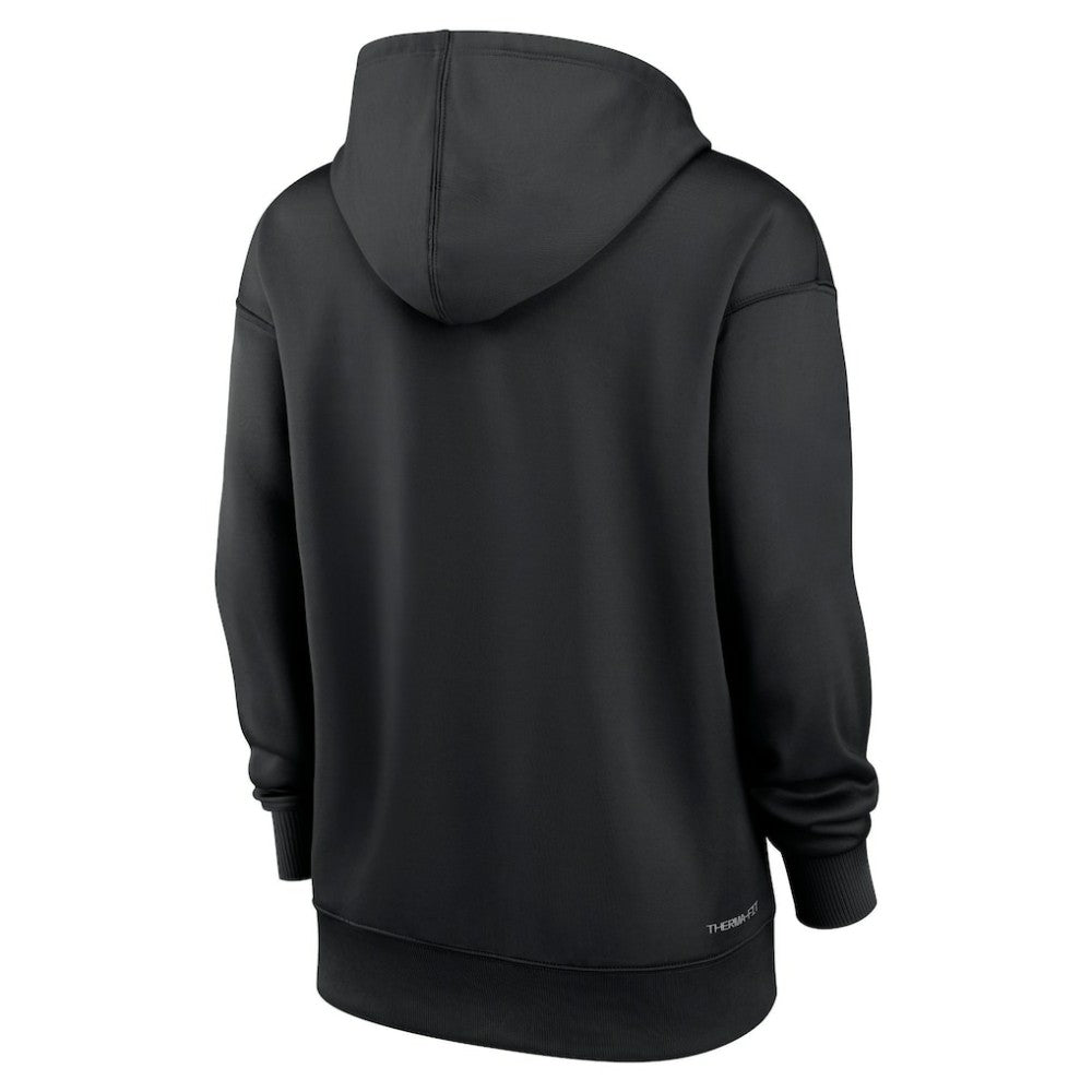Chicago White Sox Nike Women's Authentic Collection Performance Pullover Hoodie - Black Hoodies