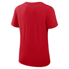 Washington Nationals Nike Women's Authentic Collection Performance Scoop Neck T-Shirt - Red T-shirts