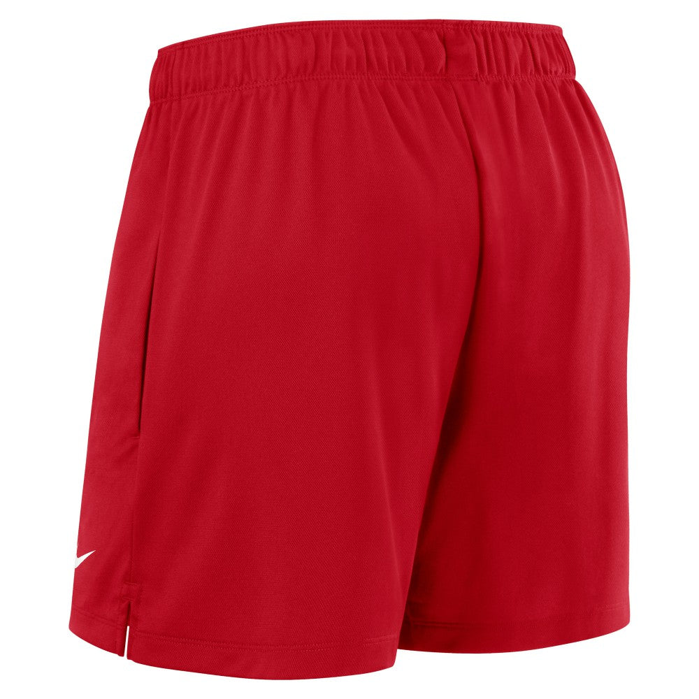 Los Angeles Angels Nike Women's Authentic Collection Knit Shorts - Red Shorts