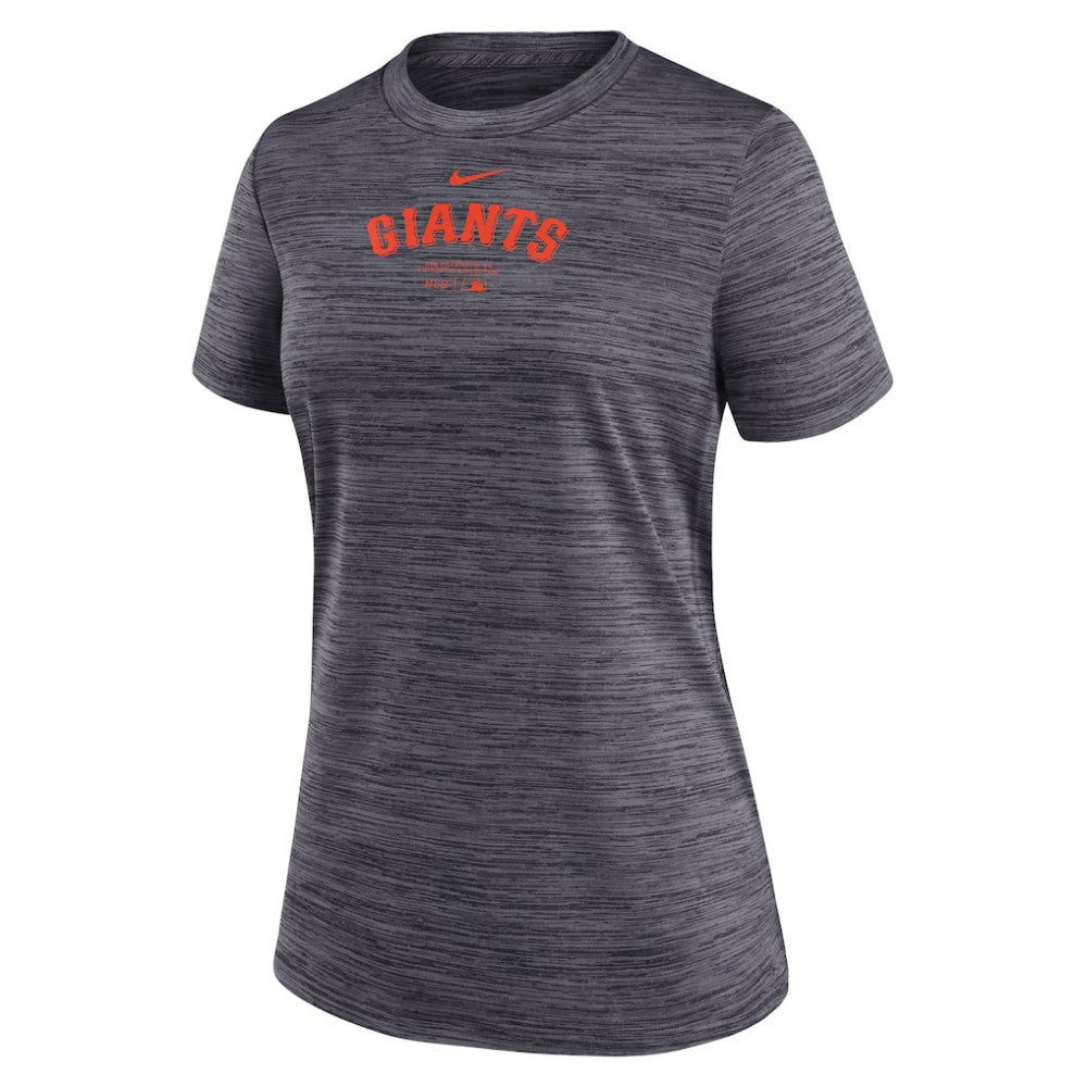 San Francisco Giants Nike Women's Authentic Collection Velocity Performance T-Shirt - Black T-shirts