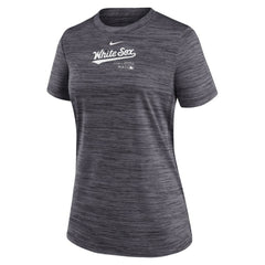 Chicago White Sox Nike Women's Authentic Collection Velocity Performance T-Shirt - Black T-shirts