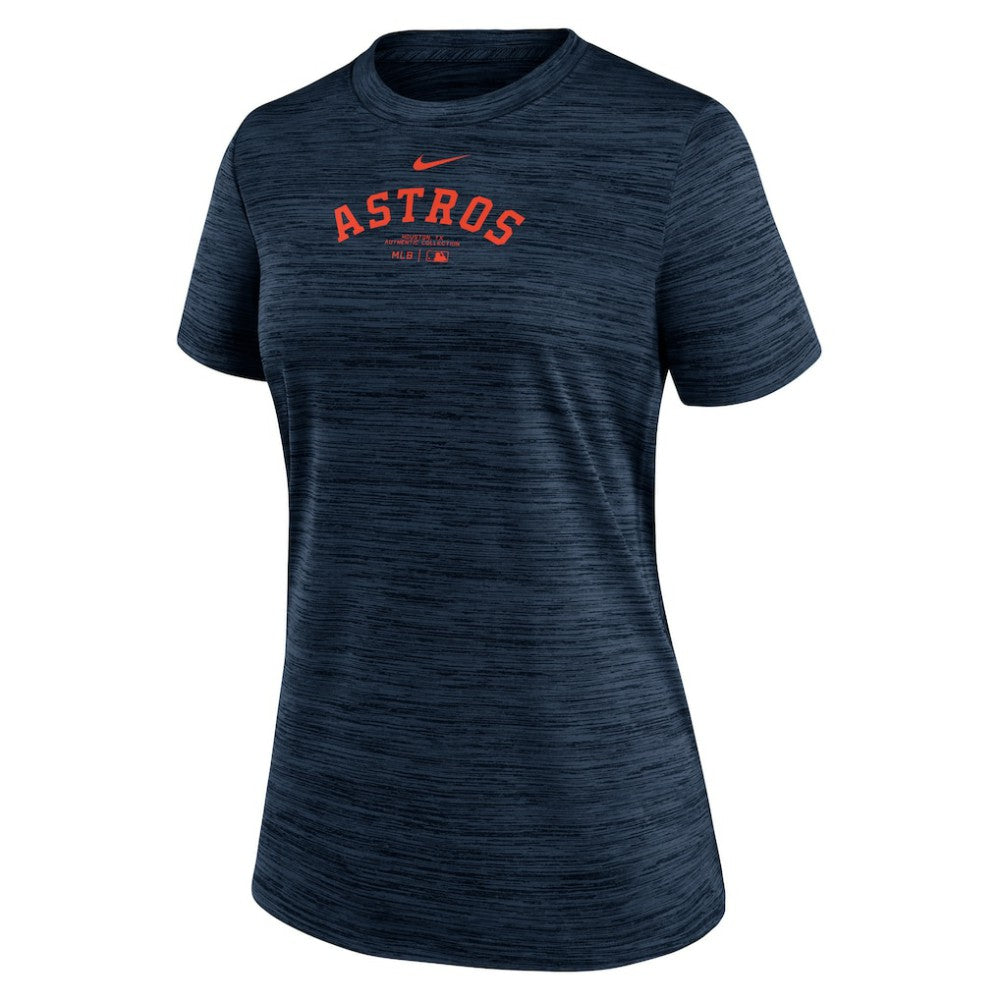 Houston Astros Nike Women's Authentic Collection Velocity Performance T-Shirt - Navy T-shirts