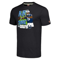 Anthony Richardson Sr. Indianapolis Colts Homage Unisex Caricature Player Tri-Blend T-Shirt Charcoal