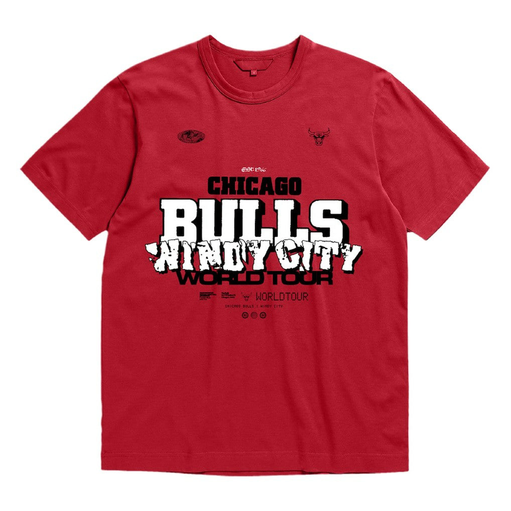 Chicago Bulls Bleacher Report x  Unisex World Tour T-Shirt Red