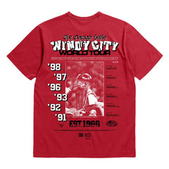 Chicago Bulls Bleacher Report x  Unisex World Tour T-Shirt Red