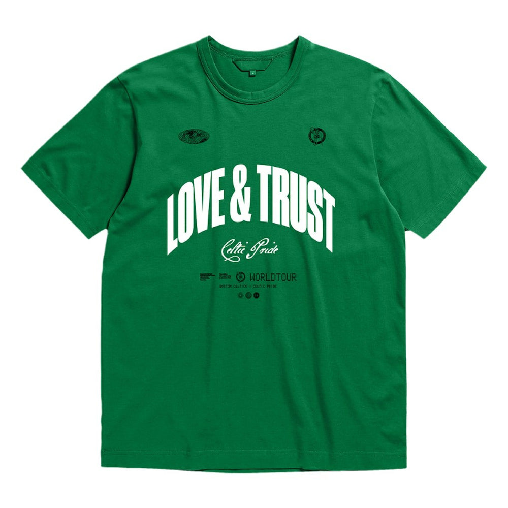 Boston Celtics Bleacher Report x  Unisex World Tour T-Shirt Kelly Green