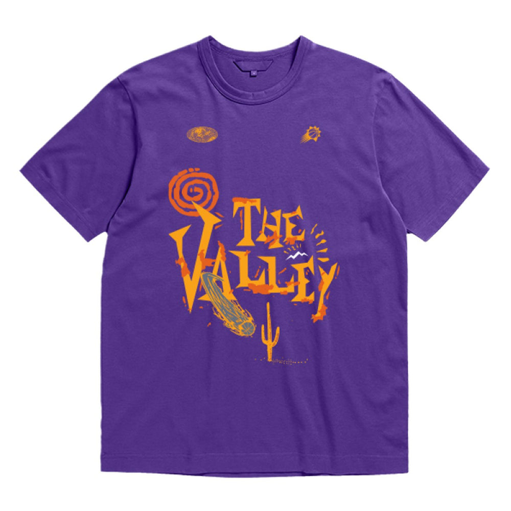 Phoenix Suns Bleacher Report x  Unisex World Tour T-Shirt Purple