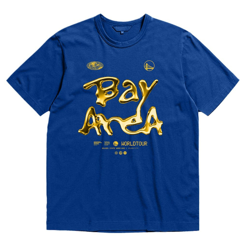 Golden State Warriors Bleacher Report x  Unisex World Tour T-Shirt Royal