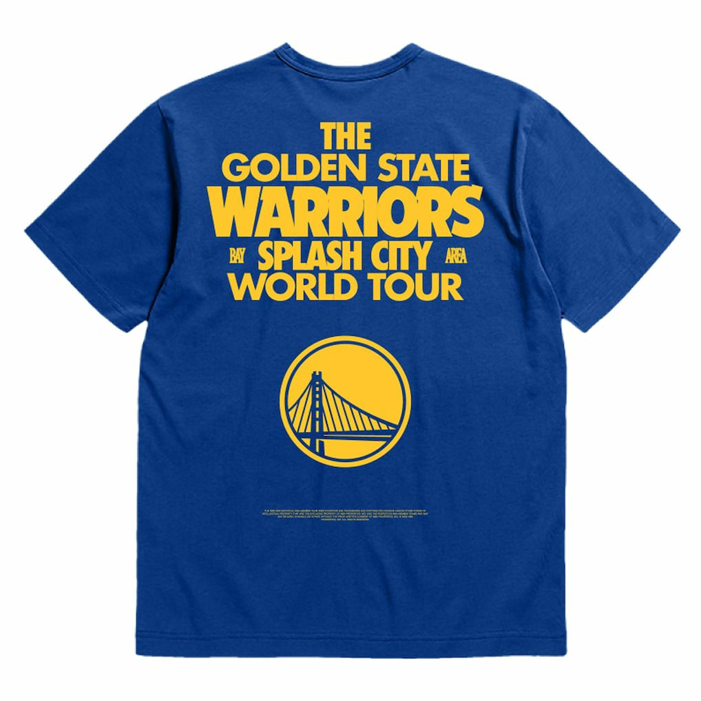Golden State Warriors Bleacher Report x  Unisex World Tour T-Shirt Royal