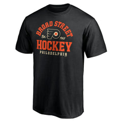 NHL Philadelphia Flyers Hometown Collection Broad Street T-Shirt - Black