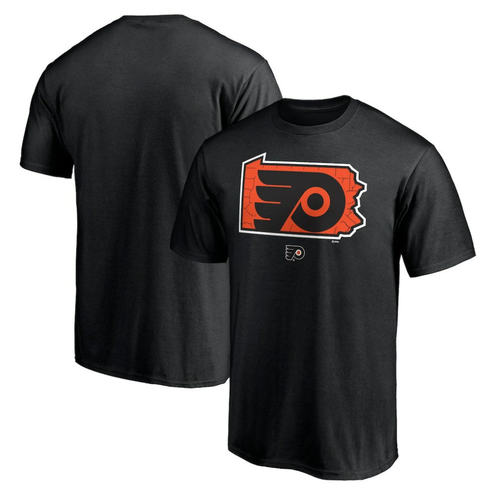 NHL Philadelphia Flyers Hometown Collection State T-Shirt - Black