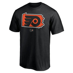 NHL Philadelphia Flyers Hometown Collection State T-Shirt - Black