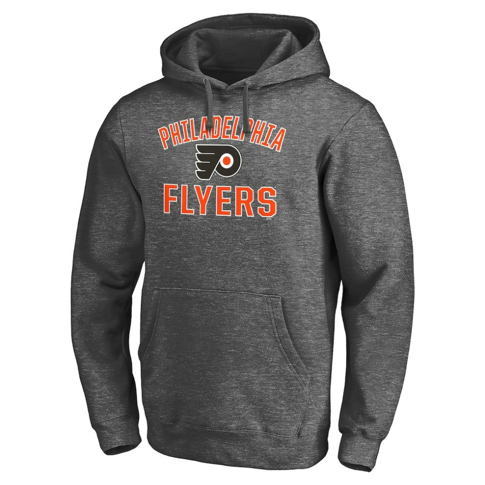 NHL Philadelphia Flyers Victory Arch Pullover Hoodie - Charcoal