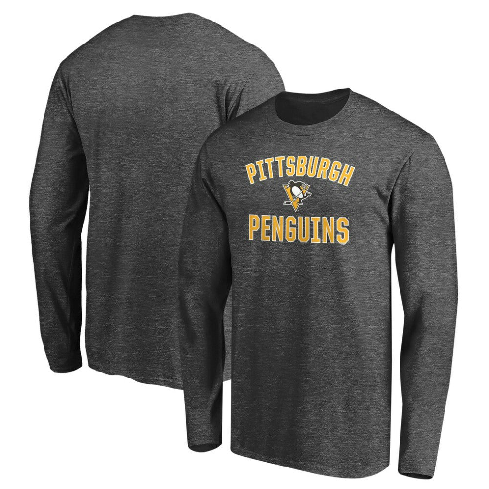NHL Pittsburgh Penguins Victory Arch Long Sleeve T-Shirt - Charcoal