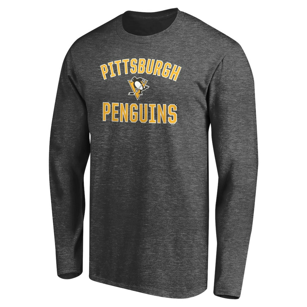 NHL Pittsburgh Penguins Victory Arch Long Sleeve T-Shirt - Charcoal