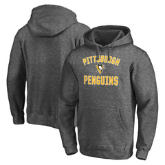 NHL Pittsburgh Penguins Victory Arch Pullover Hoodie - Charcoal