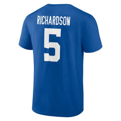 Anthony Richardson Indianapolis Colts Icon Name & Number T-Shirt Royal