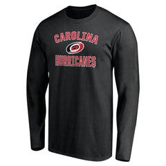 NHL Carolina Hurricanes Victory Arch Long Sleeve T-Shirt - Black