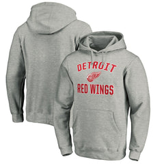 NHL Detroit Red Wings Victory Arch Pullover Hoodie - Gray