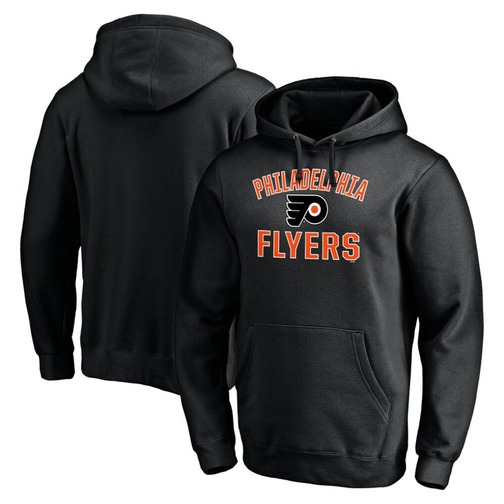 NHL Philadelphia Flyers Victory Arch Pullover Hoodie - Black
