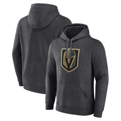 NHL Vegas Golden Knights Primary Logo Pullover Hoodie - Charcoal